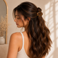Velmora™ Minimalist Oval Hair Claw Clip – Strong Hold for All Hair Types